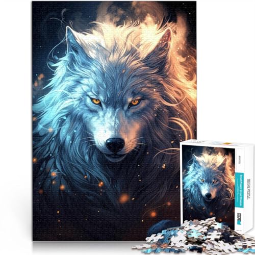 Quizspiel Kosmischer Himmelswolf 1000-Teile-Puzzle für Teenager 50x75cm denn eignet ganze Familie Geeignet ab 14 Jahren Quizspiel Kosmischer Himmelswolf 1000-Teile-Puzzle für Teenager 50x75cm denn eignet ganze Familie Geeignet ab 14 Jahren von LGNBTGM