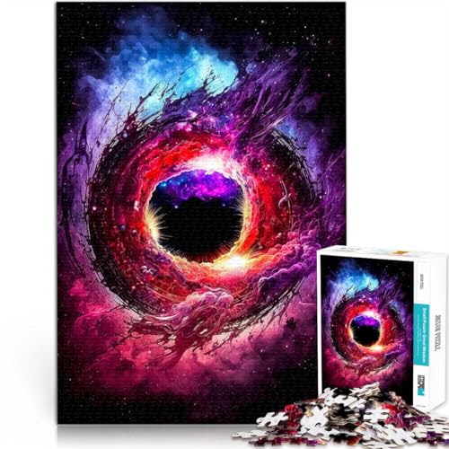 Quizspiel Kosmisches Monster 1000-teilige Puzzles für Teenager 70x100cm mit vollständig ineinander greifenden, zufällig geformten Teilen Geeignet ab 14 Jahren von LGNBTGM