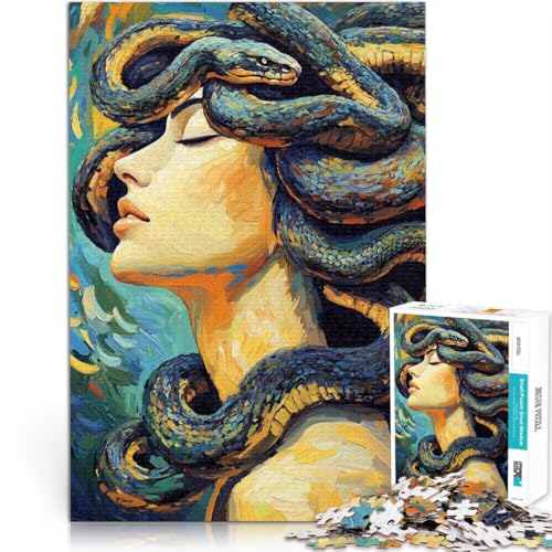 Quizspiel Medusa mit Schlangen Puzzle für Jugendliche 1000 Teile 38x52cm eignet ganze Familie für ab 14 Jahren Quizspiel Medusa mit Schlangen Puzzle für Jugendliche 1000 Teile 38x52cm eignet ganze Familie für ab 14 Jahren von LGNBTGM