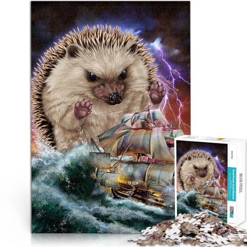Quizspiel Monster-Igel-Kraken Teenager-Puzzles 1000 Teile 50x75cm mit vollständig ineinander greifenden, zufällig geformten Teilen ab 14 Jahren Quizspiel Monster-Igel-Kraken Teenager-Puzzles 1000 Teile 50x75cm mit vollständig ineinander greifenden, zufällig geformten Teilen ab 14 Jahren von LGNBTGM