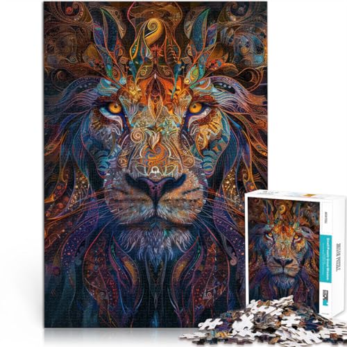 Quizspiel Mystischer Abstrakter Löwe Puzzle für Teenager 1000 Teile 50x75cm Wanddekoration Einzigartige Geburtstags ab 14 Jahren Quizspiel Mystischer Abstrakter Löwe Puzzle für Teenager 1000 Teile 50x75cm Wanddekoration Einzigartige Geburtstags ab 14 Jahren von LGNBTGM
