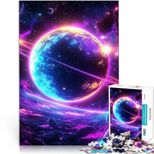 Quizspiel Neon Planet 1000-teilige Puzzles für Erwachsene 38x52cm denn eignet ganze Familie Geeignet ab 14 Jahren Quizspiel Neon Planet 1000-teilige Puzzles für Erwachsene 38x52cm denn eignet ganze Familie Geeignet ab 14 Jahren von LGNBTGM