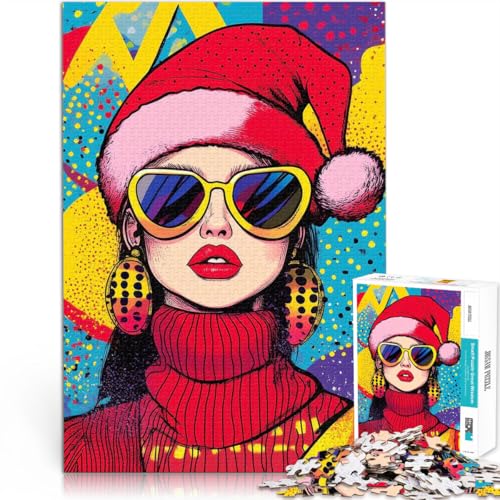 Quizspiel Pop-Art-Weihnachtsmannmädchen Puzzle 2000 Teile für Teenager 70x100cm denn eignet ganze Familie für ab 14 Jahren Quizspiel Pop-Art-Weihnachtsmannmädchen Puzzle 2000 Teile für Teenager 70x100cm denn eignet ganze Familie für ab 14 Jahren von LGNBTGM