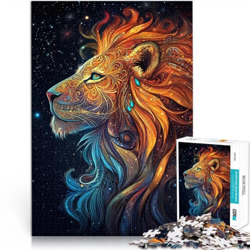 Quizspiel Puma mit Buntem Fell Puzzle für Erwachsene 1000 Teile 50x75cm Geschenke für Freunde und Familie für ab 14 Jahren Quizspiel Puma mit Buntem Fell Puzzle für Erwachsene 1000 Teile 50x75cm Geschenke für Freunde und Familie für ab 14 Jahren von LGNBTGM