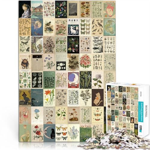 Quizspiel Retro-Kunst-Mosaik-Poster Teenager 1000-teiliges Puzzle 50x75cm eignet ganze Familie für ab 14 Jahren Quizspiel Retro-Kunst-Mosaik-Poster Teenager 1000-teiliges Puzzle 50x75cm eignet ganze Familie für ab 14 Jahren von LGNBTGM