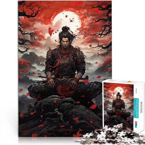 Quizspiel Samurai-Kunst Puzzle 1000 Teile für Erwachsene 26x38cm denn eignet ganze Familie für 14+ von LGNBTGM
