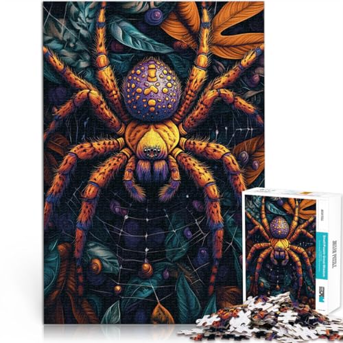 Quizspiel Spinne 1000-Teile-Puzzle für Teenager 50x75cm denn eignet ganze Familie für ab 14 Jahren Quizspiel Spinne 1000-Teile-Puzzle für Teenager 50x75cm denn eignet ganze Familie für ab 14 Jahren von LGNBTGM