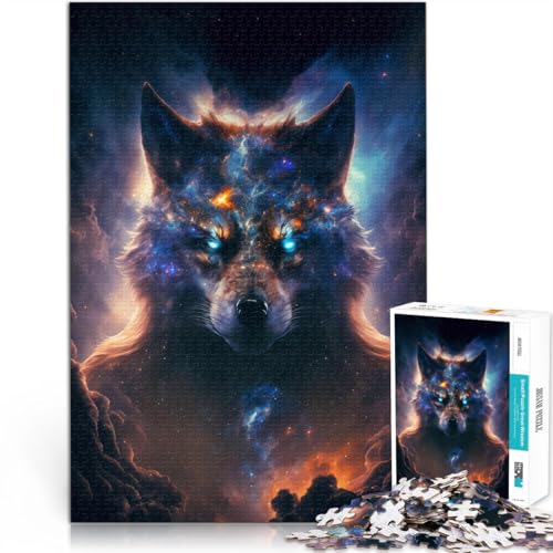 Quizspiel Star Wolf Puzzle 1000 Teile für Erwachsene 50x75cm Wanddekoration Einzigartige Geburtstags ab 14 Jahren Quizspiel Star Wolf Puzzle 1000 Teile für Erwachsene 50x75cm Wanddekoration Einzigartige Geburtstags ab 14 Jahren von LGNBTGM