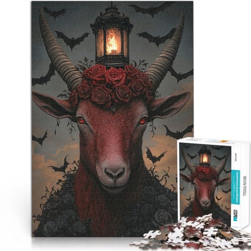Quizspiel Teufelsziege Puzzle 1000 Teile für Erwachsene 70x100cm mit vollständig ineinander greifenden, zufällig geformten Teilen ab 14 Jahren Quizspiel Teufelsziege Puzzle 1000 Teile für Erwachsene 70x100cm mit vollständig ineinander greifenden, zufällig geformten Teilen ab 14 Jahren von LGNBTGM