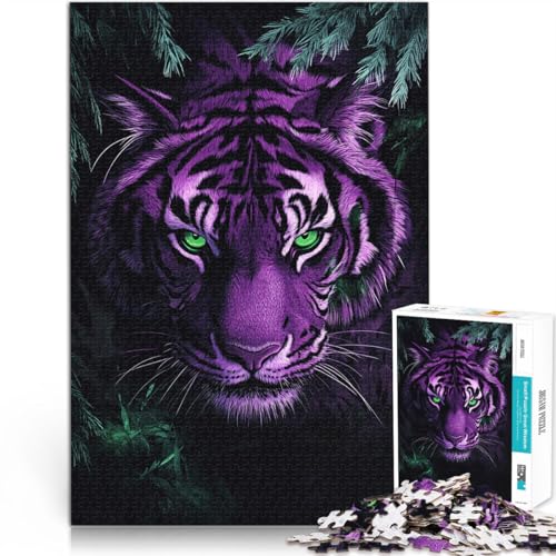 Quizspiel Tiger im Regen Teenager 1000-teiliges Puzzle 50x75cm denn eignet ganze Familie ab 14 Jahren Quizspiel Tiger im Regen Teenager 1000-teiliges Puzzle 50x75cm denn eignet ganze Familie ab 14 Jahren von LGNBTGM