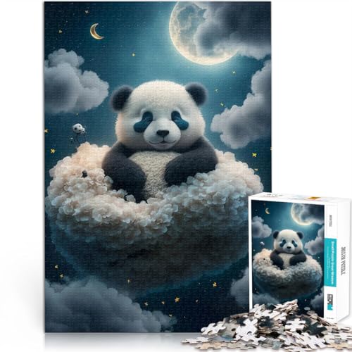 Quizspiel Träumender Panda 1000-Teile-Puzzle für Teenager 50x75cm mit vollständig ineinander greifenden, zufällig geformten Teilen für ab 14 Jahren Quizspiel Träumender Panda 1000-Teile-Puzzle für Teenager 50x75cm mit vollständig ineinander greifenden, zufällig geformten Teilen für ab 14 Jahren von LGNBTGM