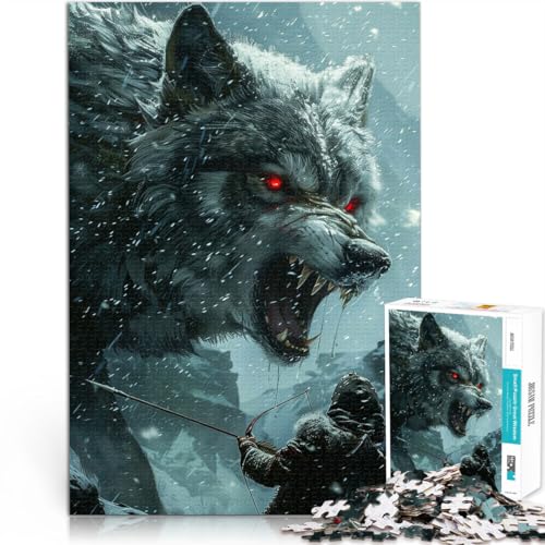 Quizspiel Wikinger Fenrir Wolf Puzzle für Teenager 1000 Teile 50x75cm Lustige Aktivitäten für zu Hause, Geburtstagsgeschenk, Reisegeschenk, für ab 14 Jahren Quizspiel Wikinger Fenrir Wolf Puzzle für Teenager 1000 Teile 50x75cm Lustige Aktivitäten für zu Hause, Geburtstagsgeschenk, Reisegeschenk, für ab 14 Jahren von LGNBTGM