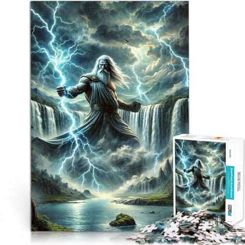 Quizspiel Zeus Puzzle für Jugendliche 1000 Teile 26x38cm denn eignet ganze Familie für 14+ von LGNBTGM