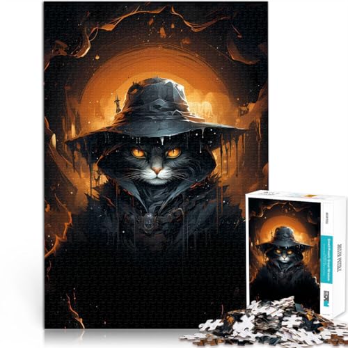 Quizspiel magische Katze 1000-teilige Puzzles für Teenager 50x75cm Wanddekoration Einzigartige Geburtstags ab 14 Jahren Quizspiel magische Katze 1000-teilige Puzzles für Teenager 50x75cm Wanddekoration Einzigartige Geburtstags ab 14 Jahren von LGNBTGM