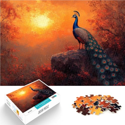 Schwierig Schwer Abstrakte Tiere Vogel Teenager-Puzzles 1000 Teile 38x52cm Geeignet für die Schreibtischdekoration für ab 14 Jahren von LGNBTGM