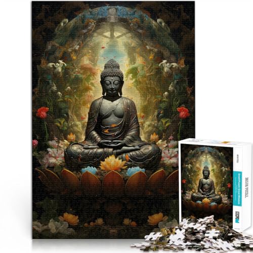 Schwierig Schwer Buddha-Kunst 1000-Teile-Puzzle für Teenager 70x100cm denn eignet ganze Familie Geeignet ab 14 Jahren von LGNBTGM