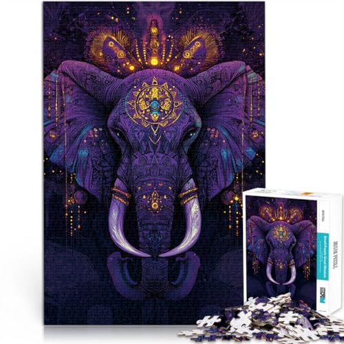 Schwierig Schwer Elefantenkönig Kunst Puzzle für Erwachsene 1000 Teile 70x100cm Angebot als Geschenk für die ganze Familie für und ab 14 Jahren Schwierig Schwer Elefantenkönig Kunst Puzzle für Erwachsene 1000 Teile 70x100cm Angebot als Geschenk für die ganze Familie für und ab 14 Jahren von LGNBTGM