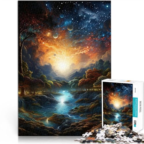 Schwierig Schwer Schöner Nachthimmel Puzzle für Erwachsene 1000 Teile 26x38cm Angebot als Geschenk für die ganze Familie ab 14 Jahren Schwierig Schwer Schöner Nachthimmel Puzzle für Erwachsene 1000 Teile 26x38cm Angebot als Geschenk für die ganze Familie ab 14 Jahren von LGNBTGM