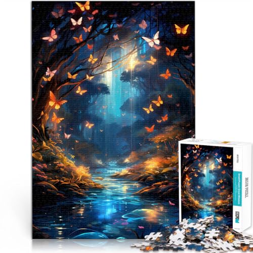 Schwierig Schwer Waldschmetterlinge 1000-teilige Puzzles für Teenager 26x38cm Die Liebe zwischen Paaren stärken für 14+ Schwierig Schwer Waldschmetterlinge 1000-teilige Puzzles für Teenager 26x38cm Die Liebe zwischen Paaren stärken für 14+ von LGNBTGM