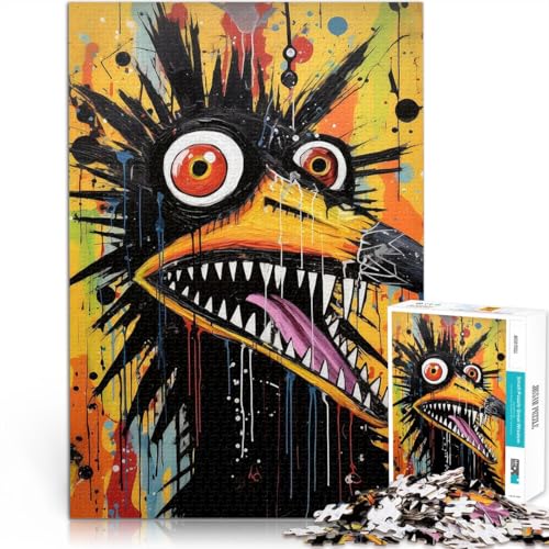 Schwierig und herausfordernd Abstraktes Gemälde Vogel 1000 Teenager-Teile-Puzzle 26x38cm mit passendem Poster und Quizblatt für ab 14 Jahren Schwierig und herausfordernd Abstraktes Gemälde Vogel 1000 Teenager-Teile-Puzzle 26x38cm mit passendem Poster und Quizblatt für ab 14 Jahren von LGNBTGM