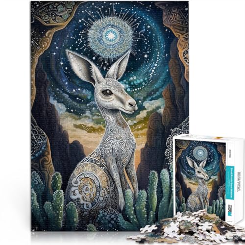 Schwierig und herausfordernd Farbiges Känguru Puzzle für Erwachsene, 1000 Teile 70x100cm Geburtstagsgeschenk für ab 14 Jahren Schwierig und herausfordernd Farbiges Känguru Puzzle für Erwachsene, 1000 Teile 70x100cm Geburtstagsgeschenk für ab 14 Jahren von LGNBTGM