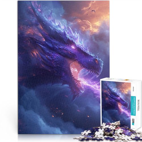 Schwierig und herausfordernd Gefährlicher Drache 1000-teiliges Puzzle für Teenager 70x100cm Wichtelgeschenke für ab 14 Jahren Schwierig und herausfordernd Gefährlicher Drache 1000-teiliges Puzzle für Teenager 70x100cm Wichtelgeschenke für ab 14 Jahren von LGNBTGM