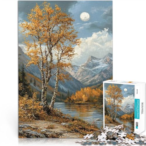 Schwierig und herausfordernd Herbstlicher Bergsee 1000-teiliges Puzzle für Erwachsene 26x38cm Wichtelgeschenke für ab 14 Jahren Schwierig und herausfordernd Herbstlicher Bergsee 1000-teiliges Puzzle für Erwachsene 26x38cm Wichtelgeschenke für ab 14 Jahren von LGNBTGM