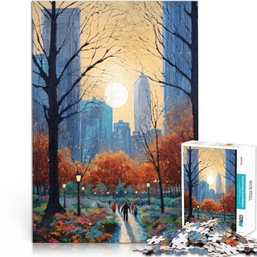 Schwierig und herausfordernd Zentralpark Teenager 1000 Teile Puzzle 70x100cm Wunschliste mit dem Weihnachtsmann für ab 14 Jahren von LGNBTGM