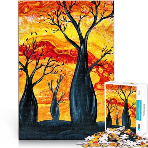 Spiel Boab-Sonnenuntergang 1000-Teile-Puzzle für Teenager 70x100cm Lustige Aktivitäten für zu Hause, Geburtstagsgeschenk, Reisegeschenk, ab 14 Jahren Spiel Boab-Sonnenuntergang 1000-Teile-Puzzle für Teenager 70x100cm Lustige Aktivitäten für zu Hause, Geburtstagsgeschenk, Reisegeschenk, ab 14 Jahren von LGNBTGM