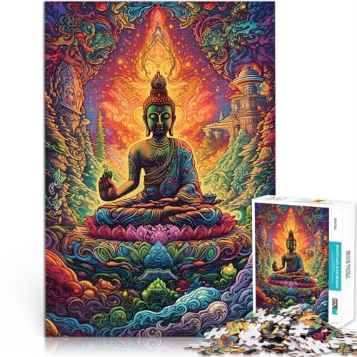 Spiel Bunte Buddha-Statue 2000-Teile-Puzzle für Teenager 70x100cm denn eignet ganze Familie ab 14 Jahren von LGNBTGM