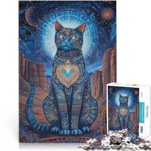 Spiel Farbe Katze 1000-teiliges Puzzle für Teenager 70x100cm Wanddekoration Einzigartige Geburtstags ab 14 Jahren Spiel Farbe Katze 1000-teiliges Puzzle für Teenager 70x100cm Wanddekoration Einzigartige Geburtstags ab 14 Jahren von LGNBTGM