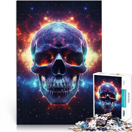 Spiel Kosmischer Nebelschädel Puzzle für Erwachsene 2000 Teile 70x100cm Wanddekoration Einzigartige Geburtstags ab 14 Jahren von LGNBTGM