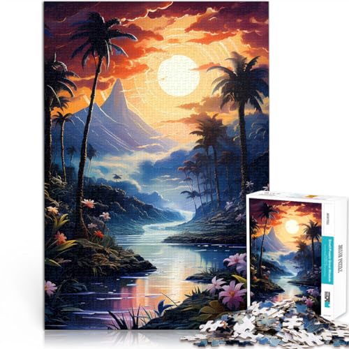 Spiel Landschaftskunst Puzzle 1000 Teile für Erwachsene 26x38cm denn eignet ganze Familie für ab 14 Jahren von LGNBTGM