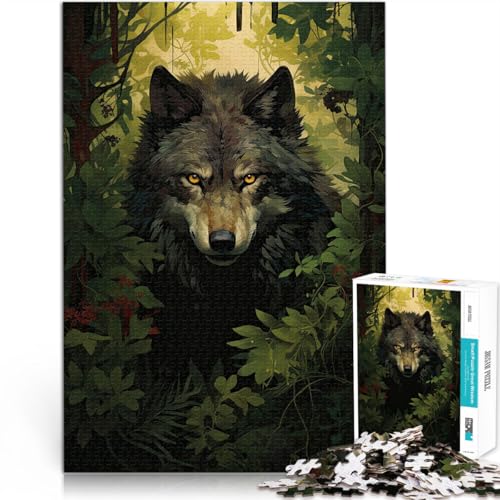 Spiel Wolf Art Puzzle für Jugendliche 1000 Teile 50x75cm denn eignet ganze Familie für ab 14 Jahren Spiel Wolf Art Puzzle für Jugendliche 1000 Teile 50x75cm denn eignet ganze Familie für ab 14 Jahren von LGNBTGM