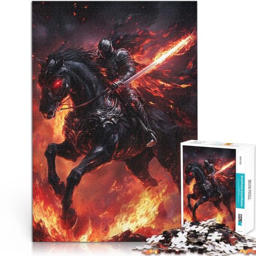 Spiele Spielzeug Geschenk Dunkle Krieger-Kavallerie 1000 Teenager-Teile-Puzzle 26x38cm Tolle Geschenke und Spielzeuge Geeignet ab 14 Jahren von LGNBTGM