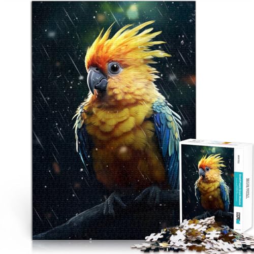 Spiele Spielzeug Geschenk Epischer Regennymphensittich Puzzle für Erwachsene mit 1000 Teilen 26x38cm Tolles Geschenk für Spiele für und ab 14 Jahren von LGNBTGM