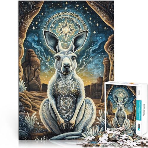 Spiele Spielzeug Geschenk Farbiges Känguru 2000-Teile-Puzzle für Erwachsene 70x100cm Geburtstagsgeschenk, Geschenke für und ab 14 Jahren von LGNBTGM