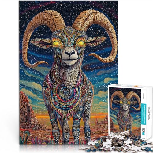Spiele Spielzeug Geschenk Heilige Ziege 2000-teilige Puzzles für Erwachsene 70x100cm Wunschliste mit dem Weihnachtsmann für ab 14 Jahren von LGNBTGM