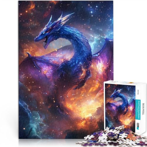 Spiele Spielzeug Geschenk Kosmischer Drache 2000-teiliges Teenager-Puzzle 70x100cm Geschenke für Freunde und Familie für ab 14 Jahren von LGNBTGM
