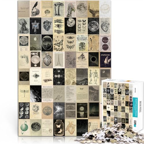 Spiele Spielzeug Geschenk Retro-Kunst-Mosaik-Poster Puzzle 2000 Teile für Erwachsene 70x100cm Geschenk zum Geburtstag ab 14 Jahren Spiele Spielzeug Geschenk Retro-Kunst-Mosaik-Poster Puzzle 2000 Teile für Erwachsene 70x100cm Geschenk zum Geburtstag ab 14 Jahren von LGNBTGM