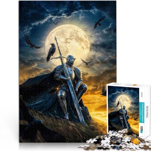 Spiele Spielzeug Geschenk Ritter Puzzle 1000 Teile für Erwachsene 38x52cm Lernspiel für Geburtstag, Weihnachten ab 14 Jahren von LGNBTGM