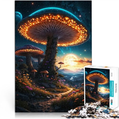 Spiele Spielzeug Geschenk Verzauberter Pilzwald Teenager-Puzzle 2000 Teile 70x100cm Geeignet für die Schreibtischdekoration für ab 14 Jahren von LGNBTGM