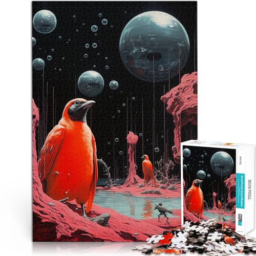 Spiele Spielzeug Geschenk Vogel auf dem Planeten 1000 Teenager-Teile-Puzzle 26x38cm Wunschliste mit dem Weihnachtsmann für ab 14 Jahren von LGNBTGM