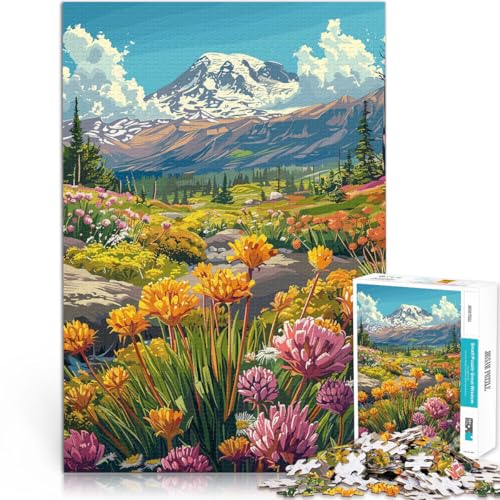 Spiele Spielzeug Geschenk Wildblumen am Mount Rainier Puzzle für Erwachsene, 2000 Teile 70x100cm Tolles Geschenk für Spiele für und ab 14 Jahren Spiele Spielzeug Geschenk Wildblumen am Mount Rainier Puzzle für Erwachsene, 2000 Teile 70x100cm Tolles Geschenk für Spiele für und ab 14 Jahren von LGNBTGM