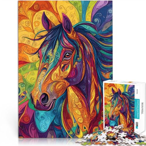 Spiele Spielzeug Geschenk künstlerisches Avatarpferd 1000-teilige Puzzles für Erwachsene 26x38cm Verbessern Sie das Gedächtnis Geeignet ab 14 Jahren Spiele Spielzeug Geschenk künstlerisches Avatarpferd 1000-teilige Puzzles für Erwachsene 26x38cm Verbessern Sie das Gedächtnis Geeignet ab 14 Jahren von LGNBTGM
