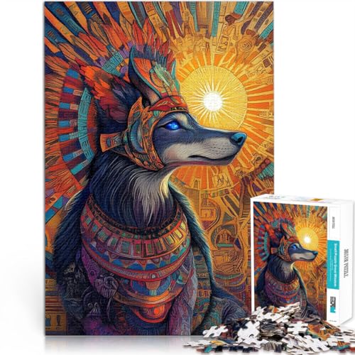 Spielspielzeug Ägyptischer Wolf Teenager 1000 Teile Puzzle 70x100cm Geeignet für die Schreibtischdekoration für ab 14 Jahren Spielspielzeug Ägyptischer Wolf Teenager 1000 Teile Puzzle 70x100cm Geeignet für die Schreibtischdekoration für ab 14 Jahren von LGNBTGM