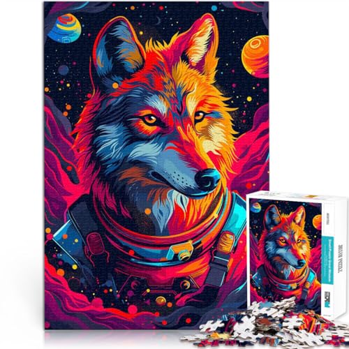 Spielspielzeug Astronaut Wolf Weltraum Teenager 1000 Teile Puzzle 70x100cm für Heimdekoration für ab 14 Jahren von LGNBTGM