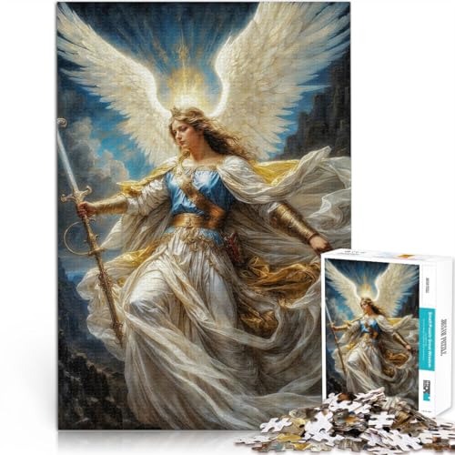 Spielspielzeug Erzengel 1000-teilige Puzzles für Erwachsene 26x38cm Eltern-Kind-Interaktion für ab 14 Jahren von LGNBTGM