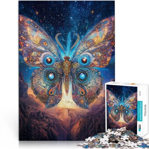 Spielspielzeug Fantasie-Schmetterlingstotem Puzzle 1000 Teile für Teenager 70x100cm Einzigartige Geburtstags- und Geschenkideen für 14+ von LGNBTGM