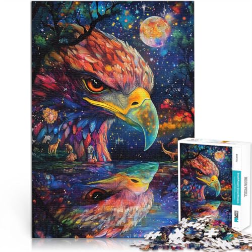 Spielspielzeug Farbmalerei Adler Puzzle 1000 Teile für Teenager 70x100cm Geburtstagsgeschenk, Geschenke ab 14 Jahren Spielspielzeug Farbmalerei Adler Puzzle 1000 Teile für Teenager 70x100cm Geburtstagsgeschenk, Geschenke ab 14 Jahren von LGNBTGM